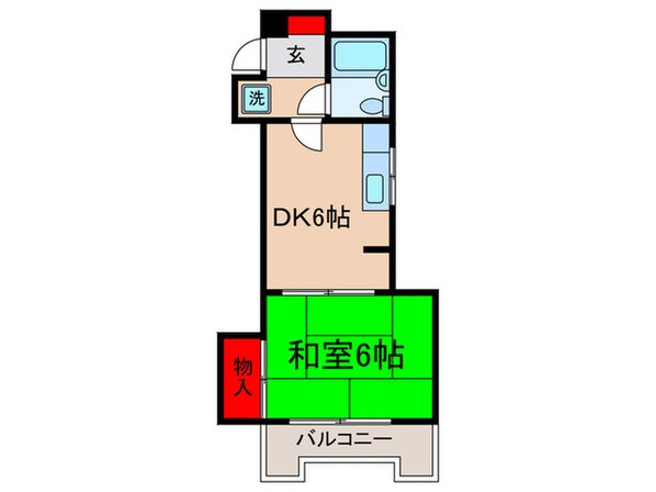 シルクビルの物件間取画像